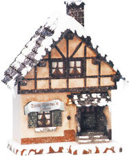Hubrig Winterkinder Haus Tante Emma Laden, elektr.- bel. H 14 cm #400h0004