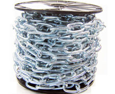 Stahlkette verzinkt 2 - 8 mm Rundstahlkette Eisenkette Ketten Kette Gliederkette