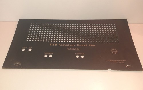 Rückwand aus veb - veb, funkmechanik