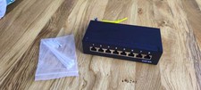 CAT6a 10Gbit 500Mhz 8-Port Patchpanel - Schwarz