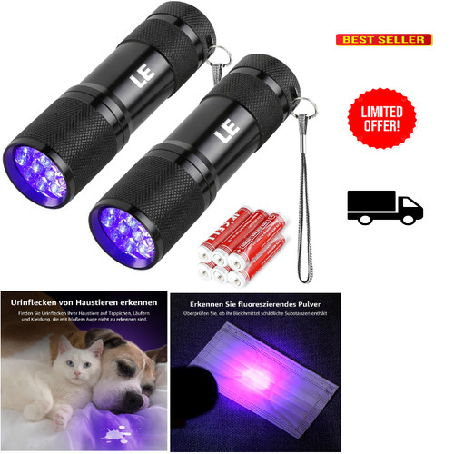 Taschenlampe 395nm led - uv,
