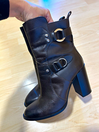 Zara woman damen stiefel leder - stiefel,