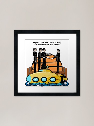 Yellow submarine fab four - yellow,