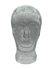 Glas Kopf Perücke Kopfhörer