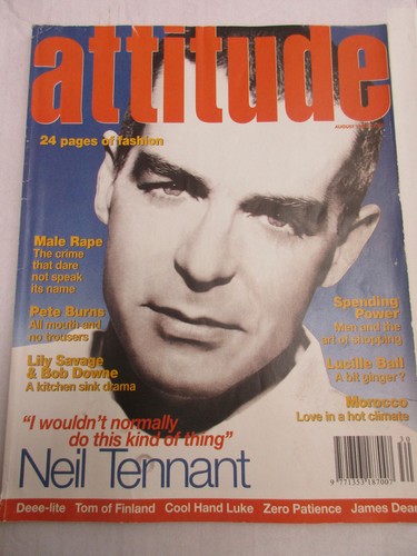 Attitude magazine neil tennant - attitude,