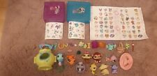 Paket Littlest Pet Shop 9 LPS Figuren + Zubehör Affe, Seepferd mit Haus, Frosch