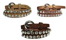 Damen Mädchen Gürtel  MIT STRASS  Bling Bling Fashion