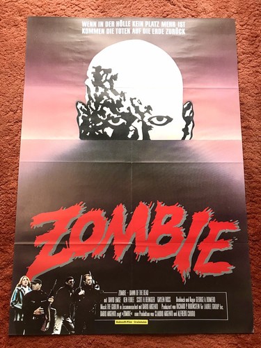 Zombie kinoplakat poster - kinoplakat, a1