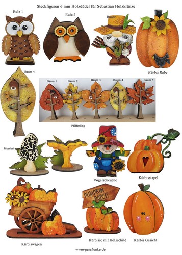 Herbst steckfiguren für - steckfiguren,