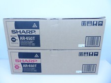 2x Sharp AR-450T Tonerpatrone Toner Cartridge schwarz NEU #R