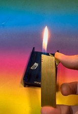 Maruman Gas Feuerzeug 18K Gold