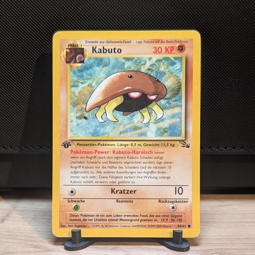 Kabuto first edition fossil - kabuto,