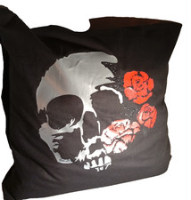 Kissenbezug schwarz 40x40 mit