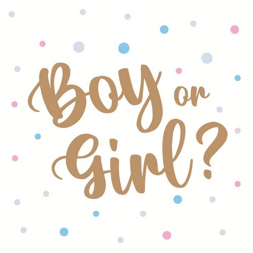 Servietten boy girl - servietten, or