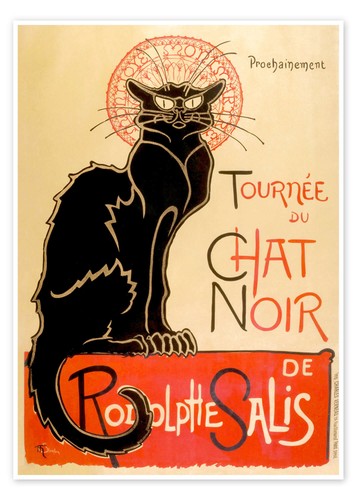 Poster chat noir - chat,