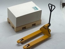 NZG 312 Steinbock Boss Hubwagen Gabelstapler Stapler + Palette/Block OVP