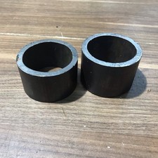 2x stahl Abstand Reststück  Rohr A: 70 mm, In: 57,5 mm, Höhe: 42-47 mm  (D-55)