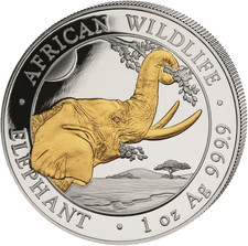 1 oz  African Wildlife Silber