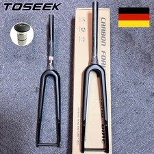 TOSEEK 700C*45mm Kohlenstofffaser Gravel Rennrad Gabels Scheibenbremse 100*12mm
