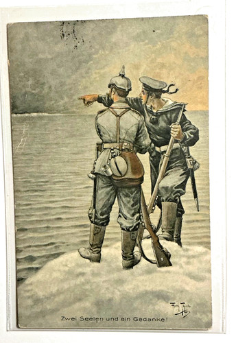 Künstler arthur thiele - künstler-ak,