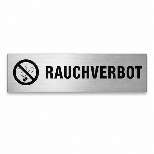 Rauchverbot schild 160x40 - rauchverbot,
