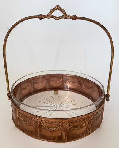 Jugendstil jardiniere metall - jugendstil,