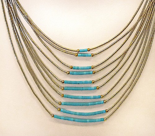 Türkis collier liquid - türkis-collier,