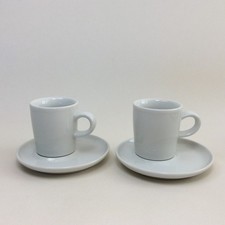 Kahla FIVE SENSES Weiß 2 x Espressotasse Mokkatasse 0,09 l. + Untertasse 11 cm