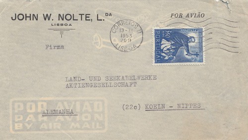 Portugal 1953 lisboa nach - 1953,