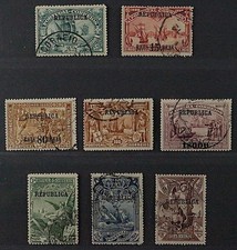 Portugal 182-89, Republica-Vasco da Gama, komplett, sauber gestempelt, KW 110,-€