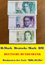 ?➰ 35 D-Mark DM Deutsche Mark Scheine ? Banknoten der Serie "BBk Ill/llIa" ➰?