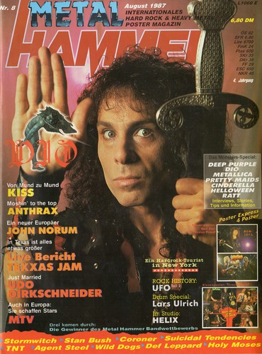 Metal hammer ausgabe 1987 - hammer,