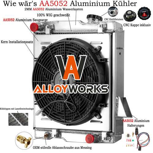 Reihe wasserkühler lüfter - 4,