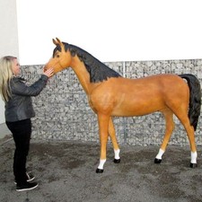 PFERD NIKOLAUS lebensgroß