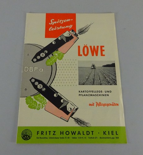 Prospekt broschüre löwe - prospekt,