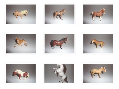 Schleich esel pferd einhorn - -,