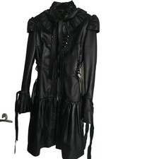 Ledermantel  Nappaleder Damen  Gothic