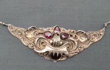 Vintage 925 Silver Garnet