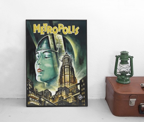 Metropolis filmplakat fritz - metropolis,