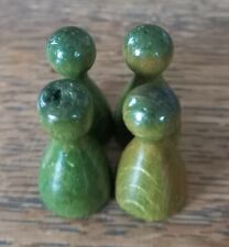 Ersatz-Spielfiguren aus Holz "Mensch-Ärgere-Dich-Nicht" 4 Figuren hellgrün
