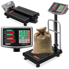 Platformwaage Lagerwaage 150 kg Digital Industriewaage Paketwaage klappbar