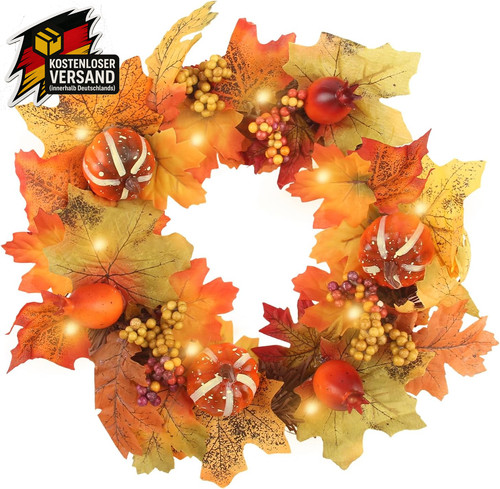 Herbst türkranz 35cm mit - türkranz,