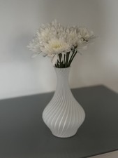 Moderne Deko Vase weiß