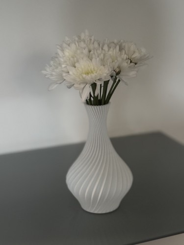 Moderne deko vase weiß - moderne,