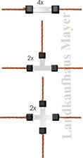 Litzclip Litzenverbinder Reparaturset Schafzaun Geflügelnetz Hundezaun Weidezaun