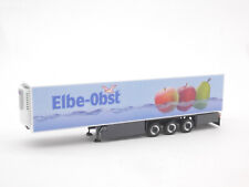 1:87 Herpa Schmitz Kühlkoffer Auflieger Elbe-Obst aus 951395 neu