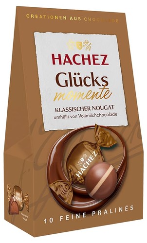 Nougat pralinen 112g hachez - 112g,