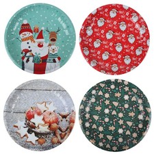 Weihnachtsteller 26 cm Plätzchenteller Adventsdeko Nikolausteller Adventsteller 