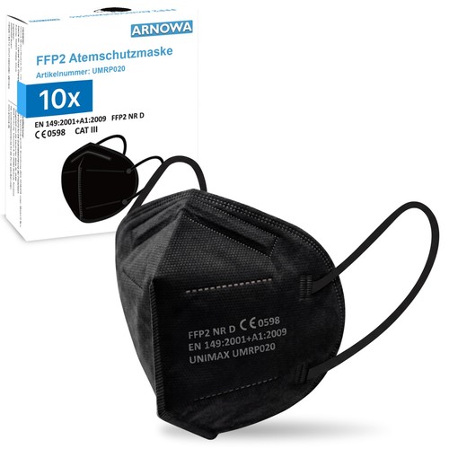 10x ffp2 schwarz - 10x,
