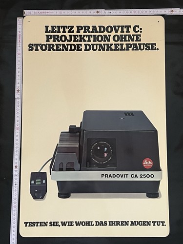 Leica pradovit werbung tafel - pradovit,